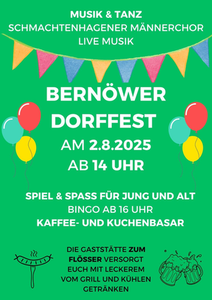 Sommerfest Bernöwe 2025
